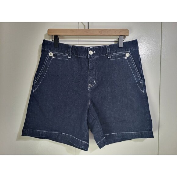 Ralph Lauren Pants - Ralph Lauren Jeans Co Women's SZ 10 Dark Wash Denim Shorts Preppy Classic